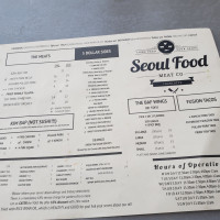 Seoul Food Meat company menu