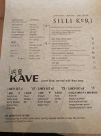 Silli Kori menu