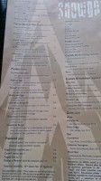Snowdonia menu