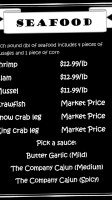 The Crawfish Company menu