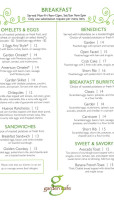 Garden Cafe (of Sherman Oaks) menu