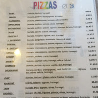 Pizzeria Restaurant du Moulin a Huile menu