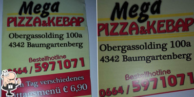 Mega Pizza Kebap food