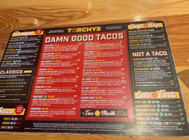 Torchys Tacos menu