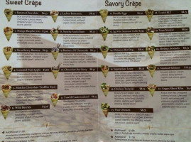 T-swirl Crepe menu