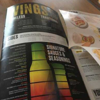 Buffalo Wild Wings menu