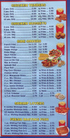 Crown Fried Chicken Pizza menu