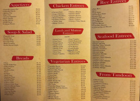 Indian Universal Market menu