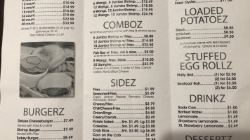 Smokin' Jimmies Chicken Seafood menu