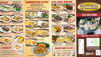 Cha Chaa Thai Chinese food