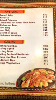 Triboo Grill menu
