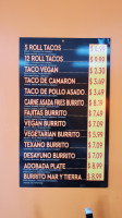 Aliberto's Jr Fresh Mexican Food menu