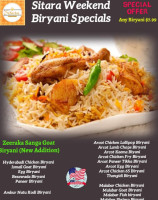 New Sitara Indian Cuisine food
