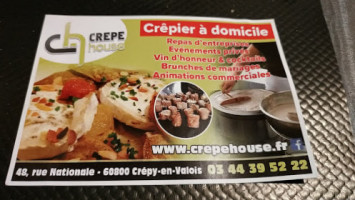 Crepe House food