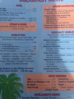 Rio Grande Cafe menu