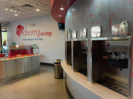 Cherry On Top Frozen Yogurt inside