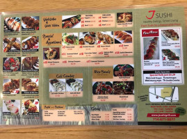 J Sushi Brea menu