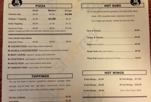 5 Dollar Pizza menu