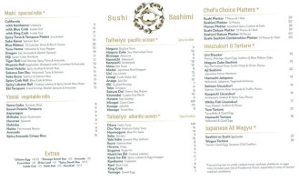 Blue Ribbon Sushi Grill Red Rock menu