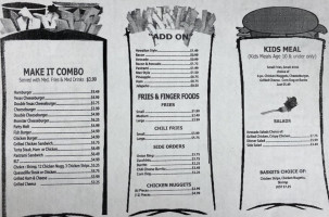 The Malt Shop menu