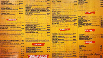 Tu Metapan menu