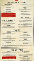 Truk't Street Tacos, Tequila Whiskey menu