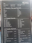 Clasico Moderno menu