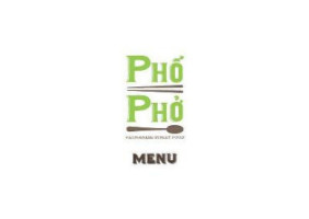 Pho Pho Vietnamese Street Food menu