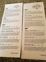 Stone Cow Brewery menu