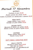 Corso Matteotti 69 menu