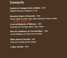 Buffet-dejeuner-brunch Aux Vaux De Cernay menu