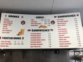 Tom's 5 Chiliburgers menu