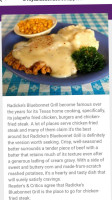 Radicke's Bluebonnet Grill food