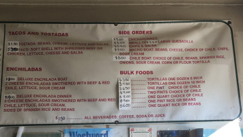 Burrito Giant, LLC menu