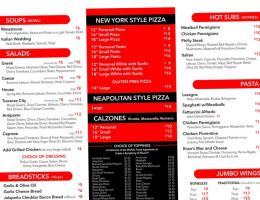 Warwick Market Pizzeria menu