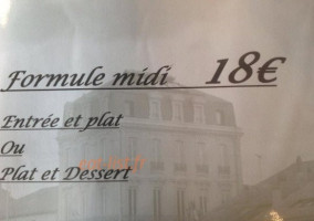 Le Château du Port menu