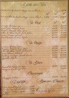 Restaurant la Grande Muraille menu
