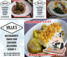 Villa's Restaurante E Bar food