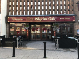 The Pilgrim Oak inside