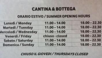 Cantina Bottega food