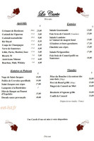 Le Tournebride menu