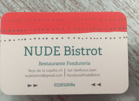 Nude Bistrot food