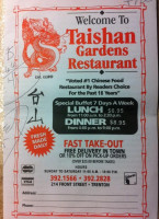 Taishan Gardens Restaurant food