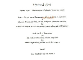 Les Tonneaux menu