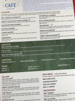 Medicine Creek Cafe menu
