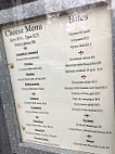 Domaine A Vins menu