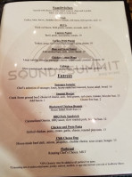 Sound To Summit Brewing menu