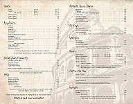 Rendezvous Restaurant menu