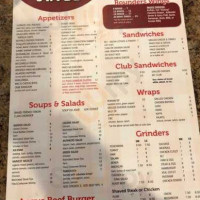 Rounders Sports Grill menu