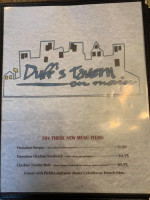 Duff's Tavern On Main menu